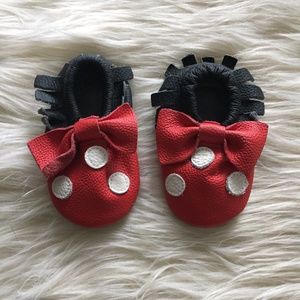 Minnie Mouse Moccasins